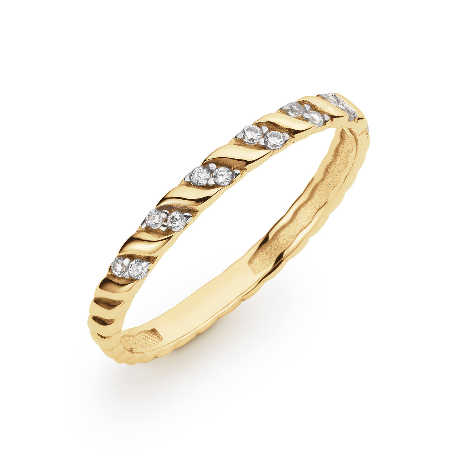  Rings with diamond - 3mm