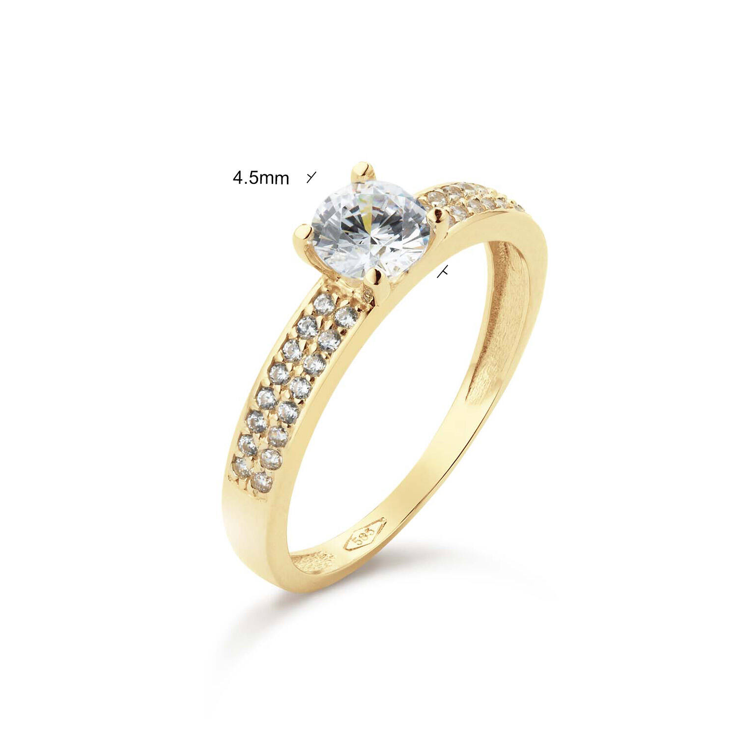  Rings without stone - 4.5mm