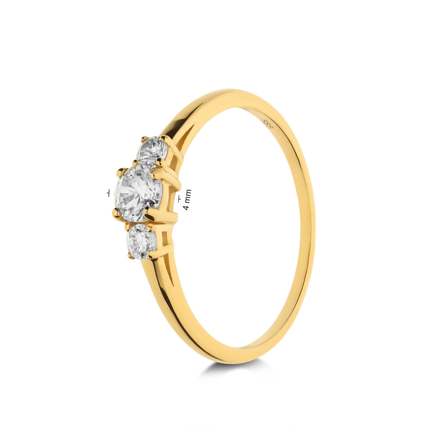  Ringe ohne Stein - Rund