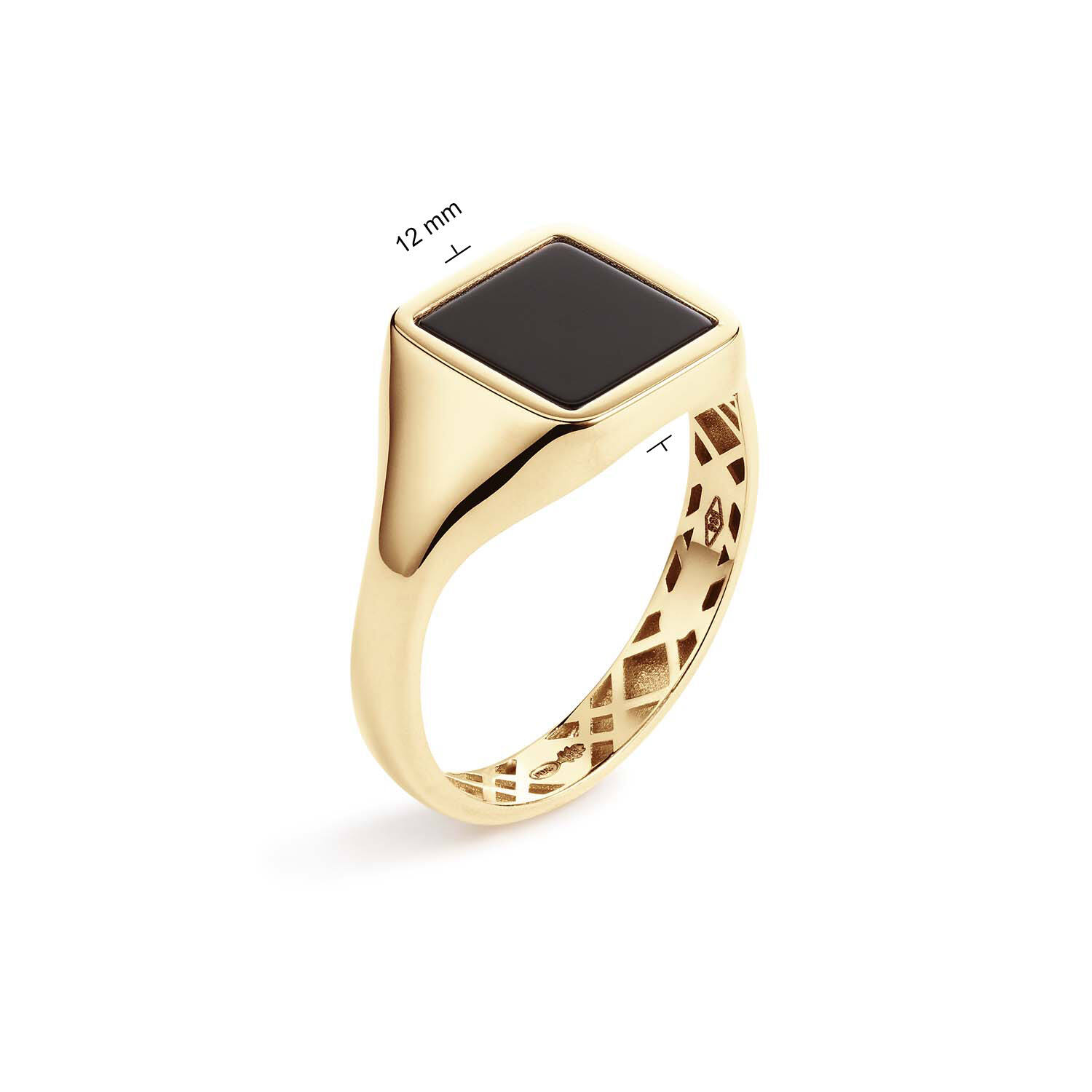  Signet ring - Square - 11.8mm