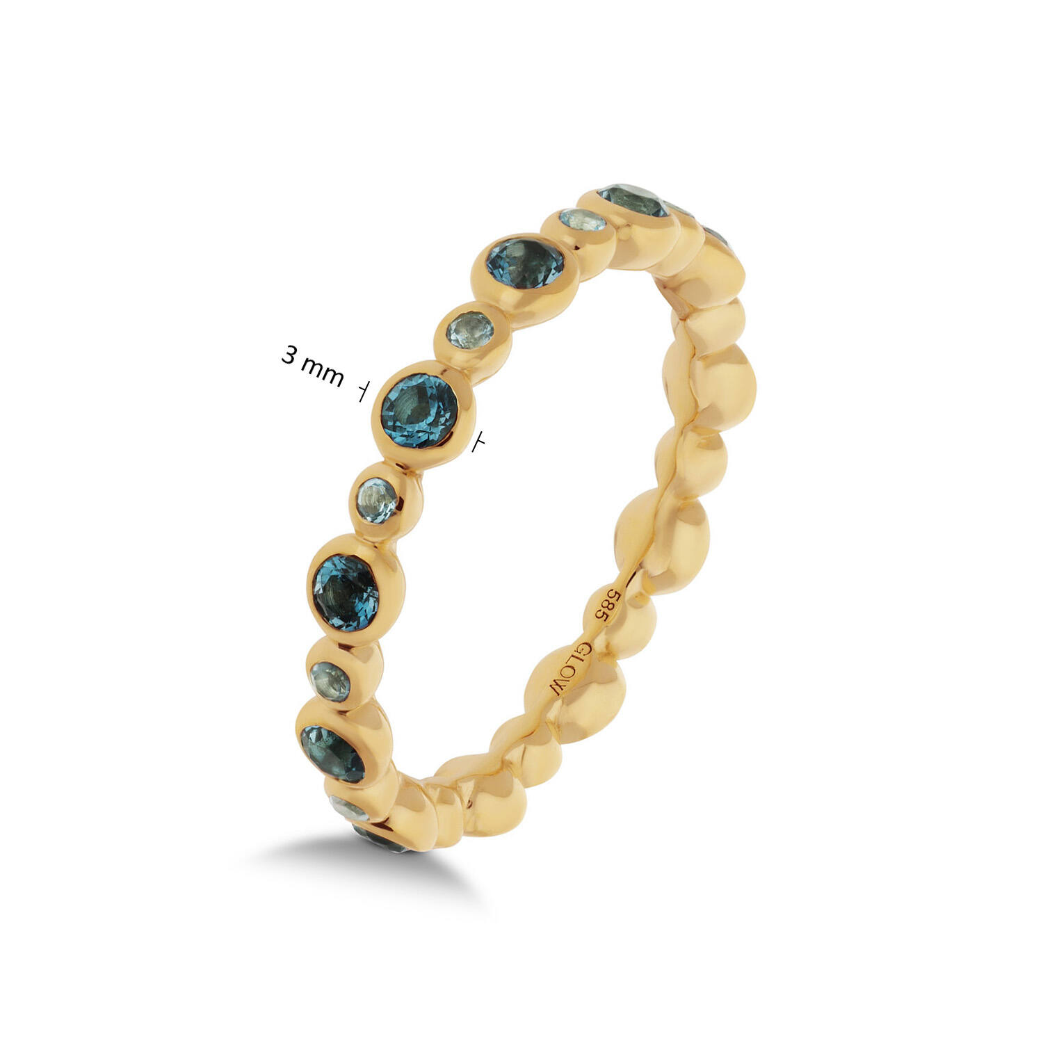  Rings without stone - Elements of Love - 3mm