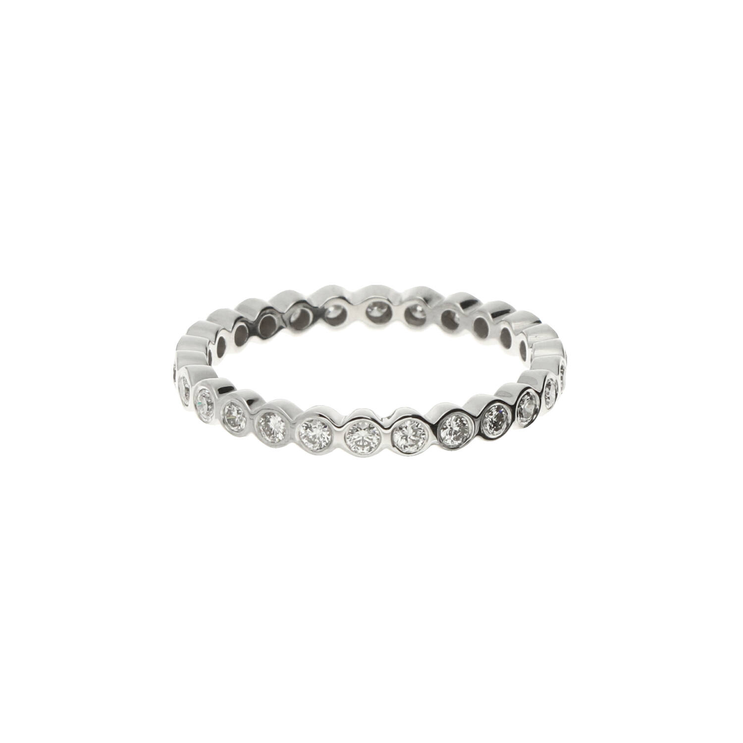  Ringe mit Diamant - 0.47ct - 3mm