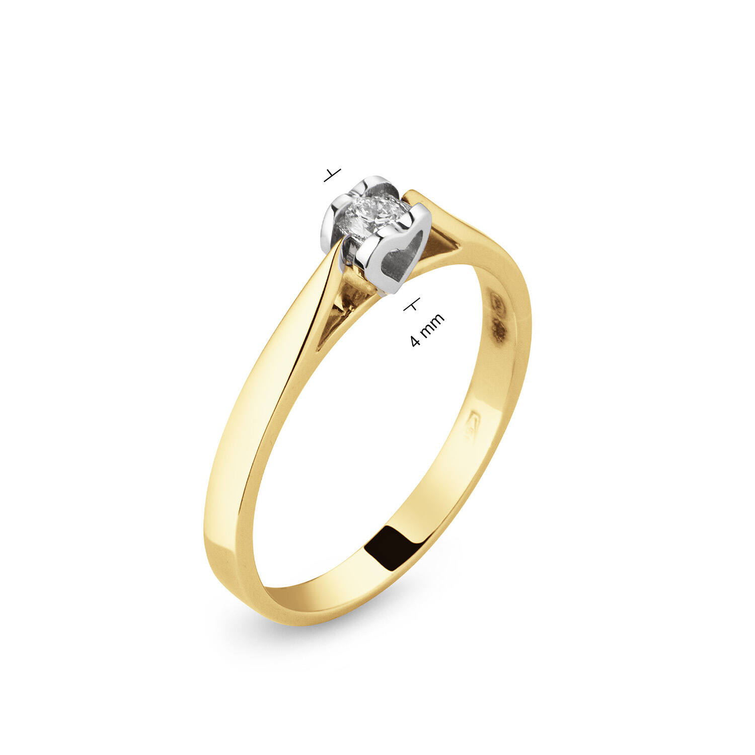  Rings - Say Yes! - 0.08ct - 4mm