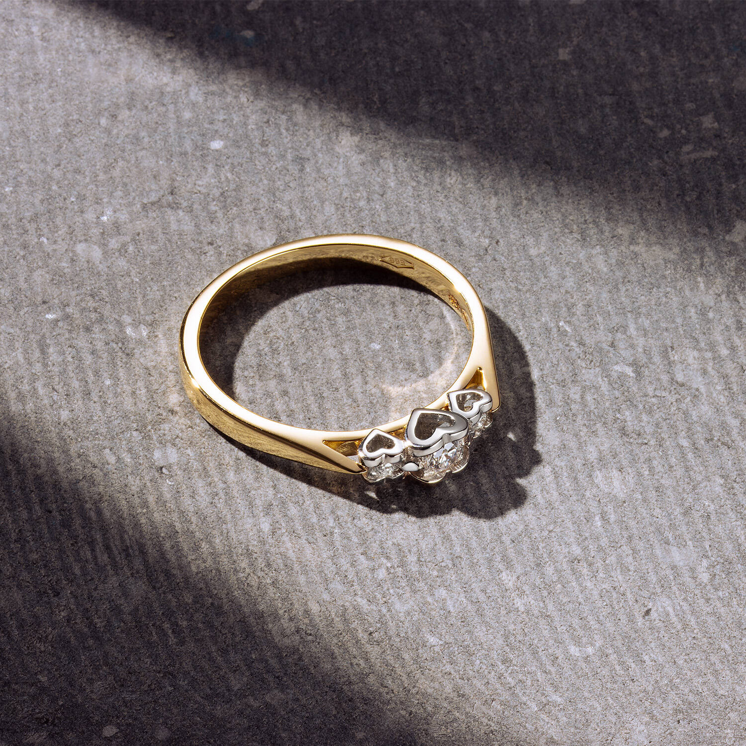  Ringe - Say Yes! - Herz - 0.09ct - 4mm