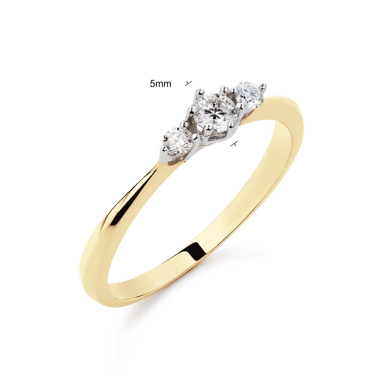  Ringe - Say Yes! - 0.19ct - 5mm