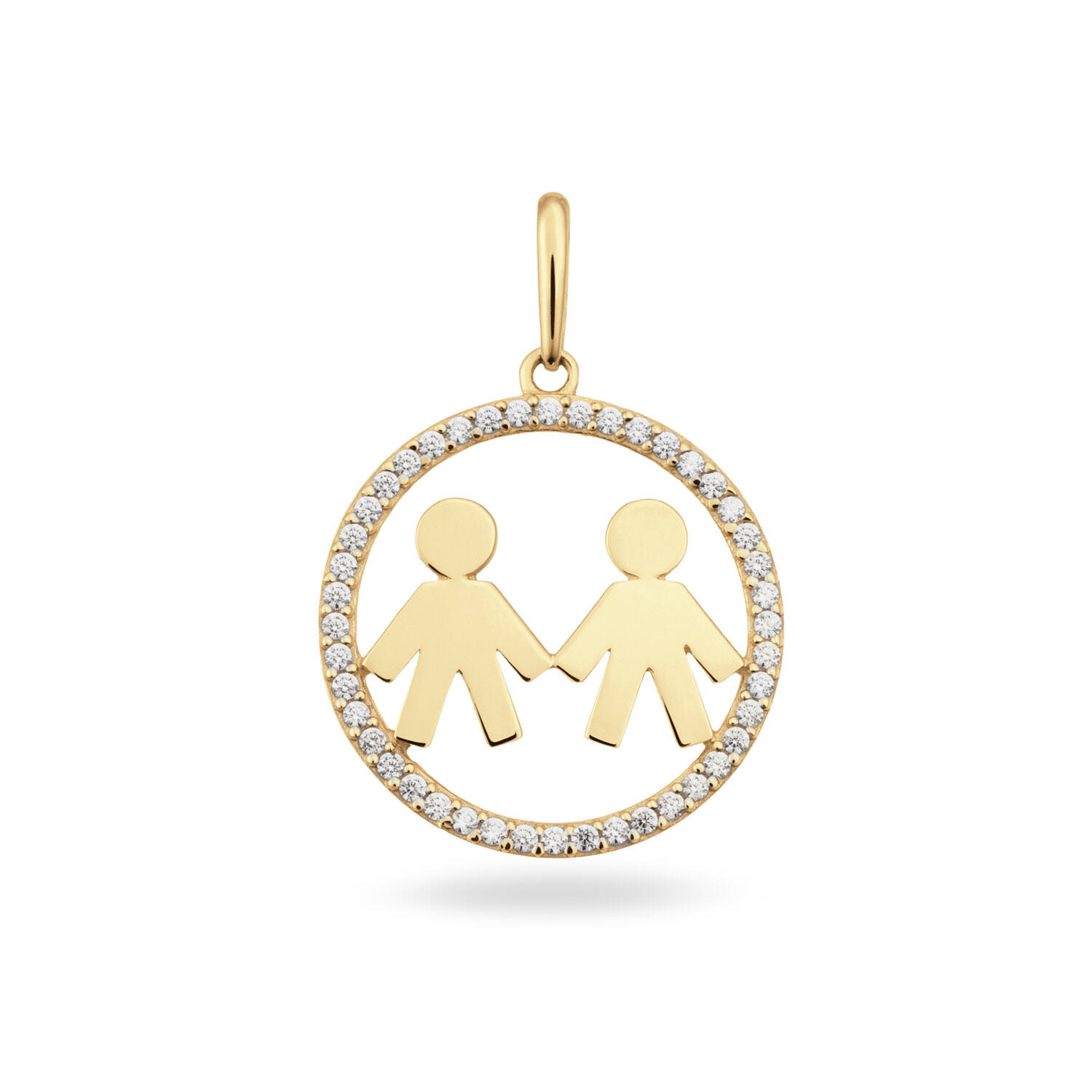  Pendentifs avec pierre - Jongen - 16mm