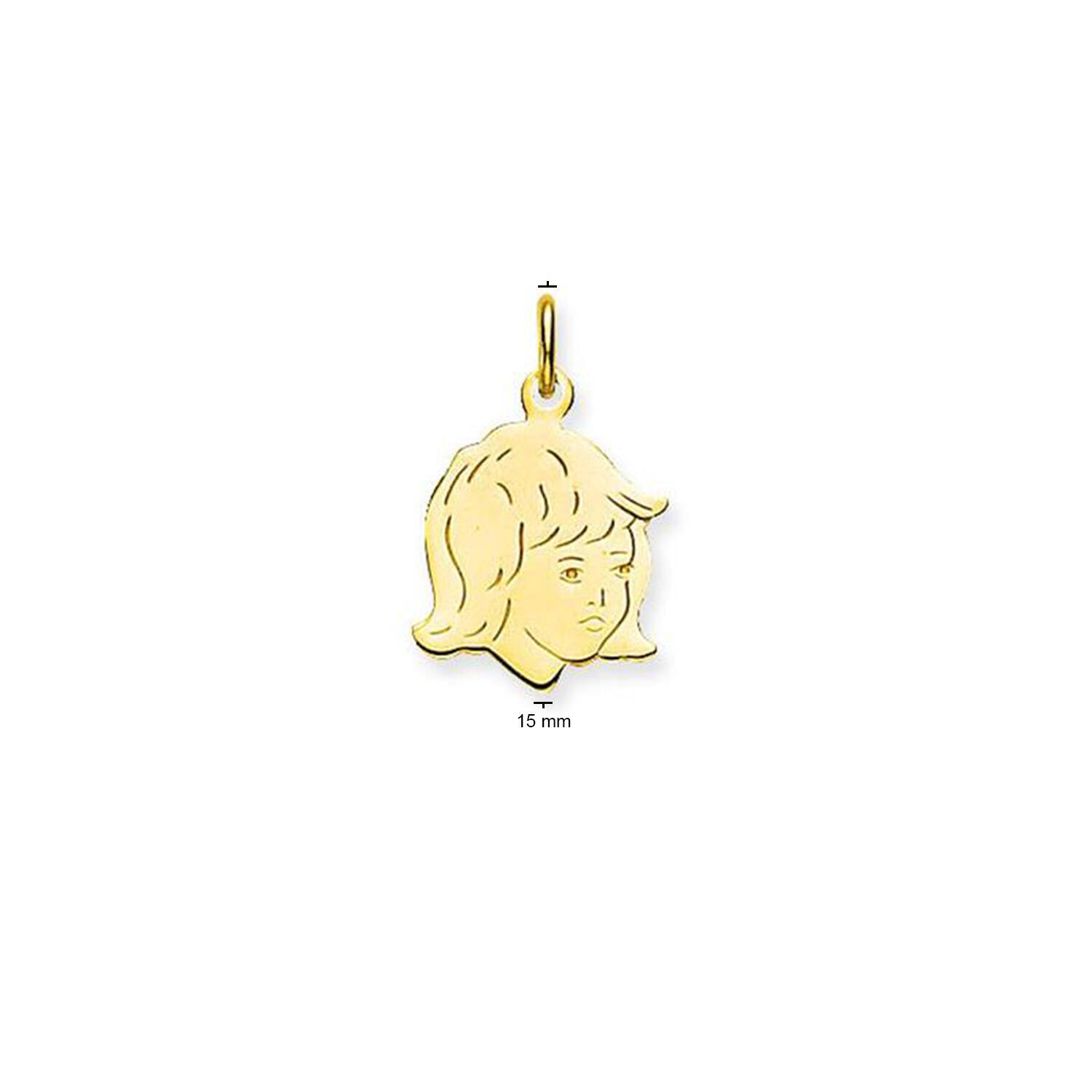  Child’s head pendant - Other - 15mm