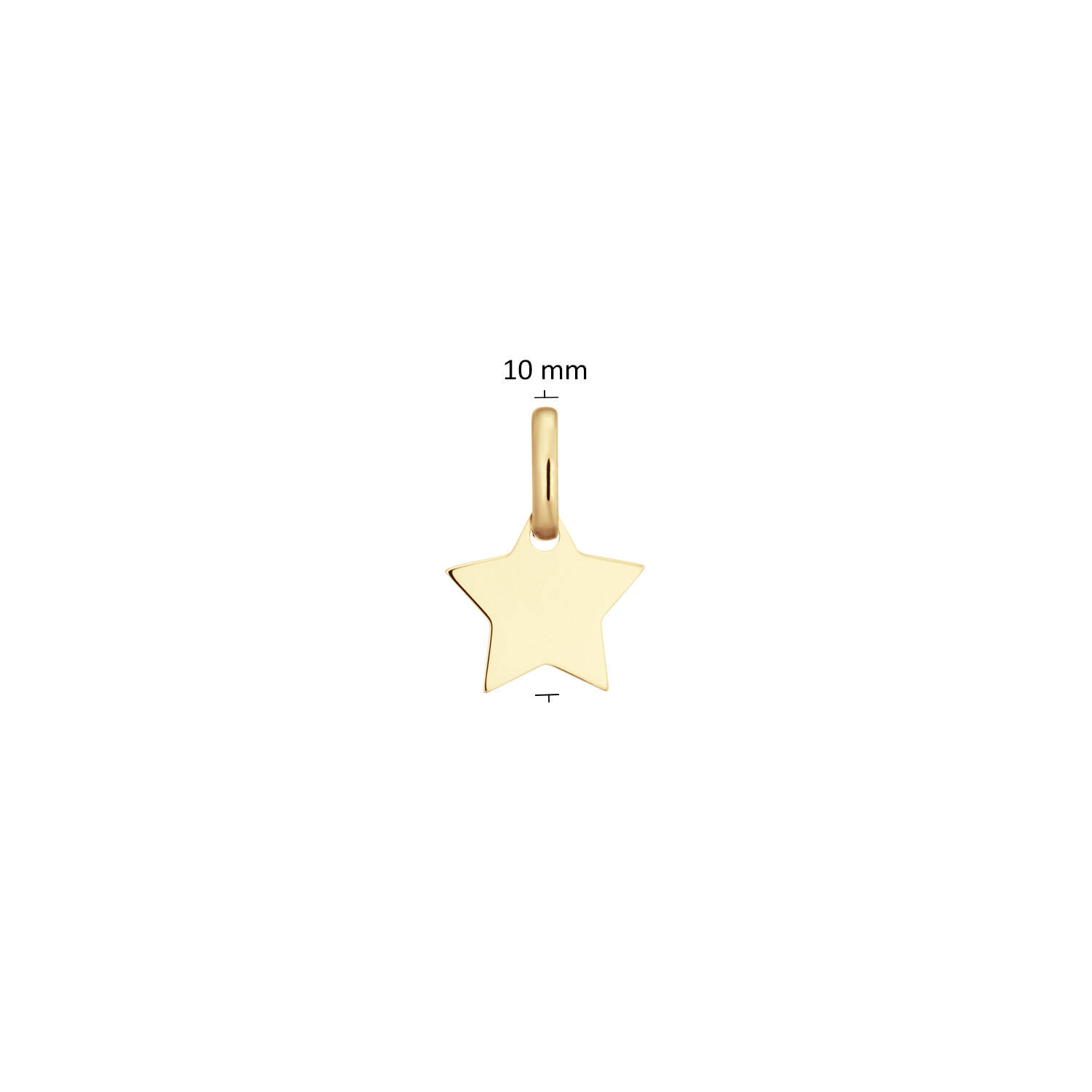  Engraved plates - Star - 10mm