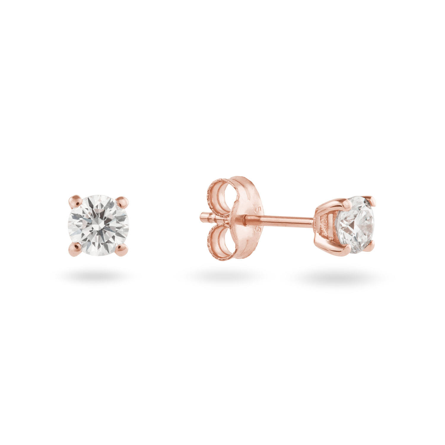  Ohrstecker - Solitaire Moderne - 0.4ct