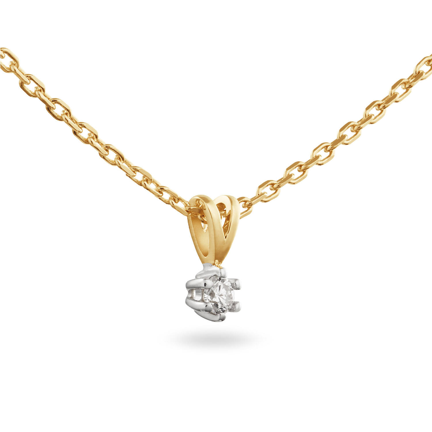  Kette - Solitaire Classique - 0.05ct