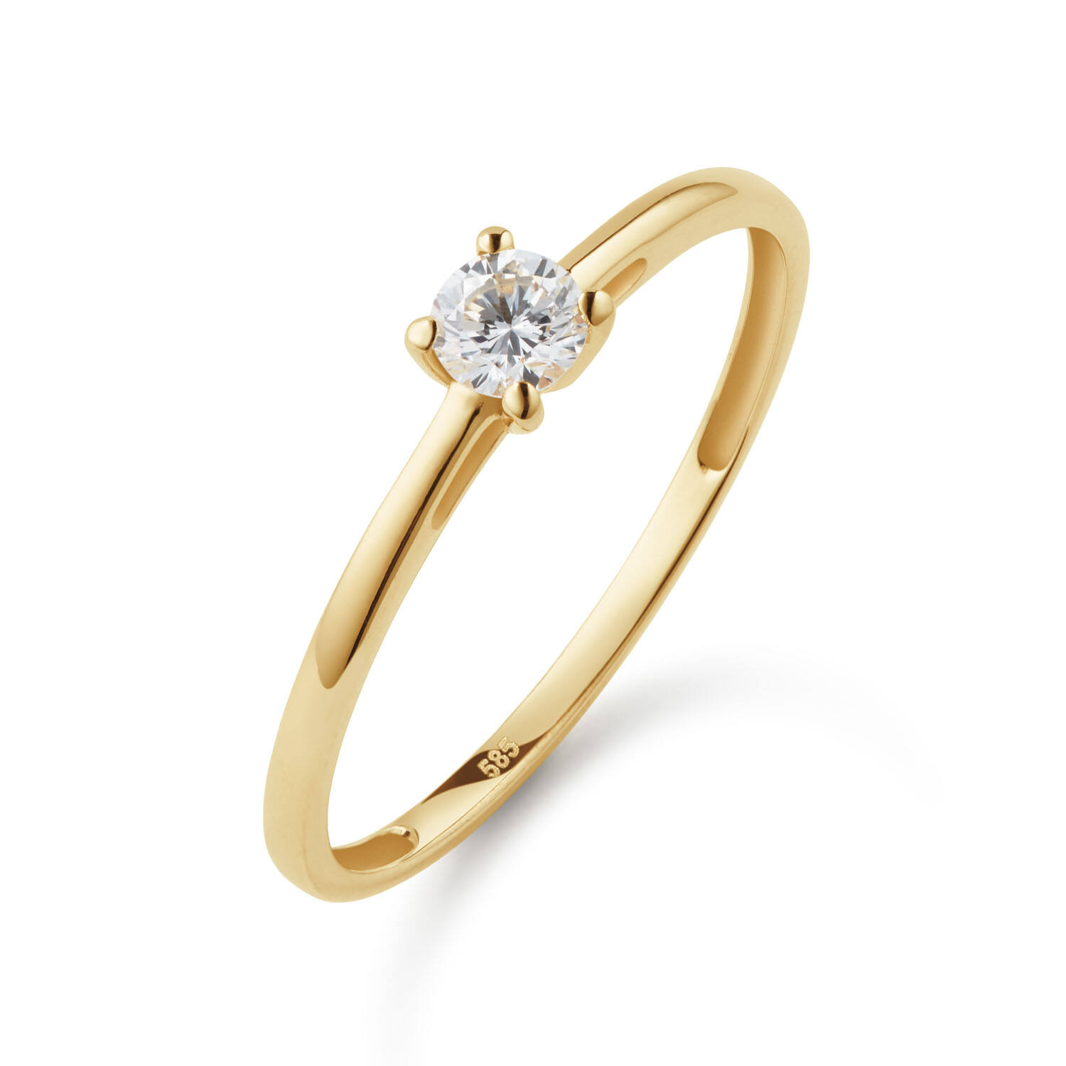  Ringe - Solitaire Moderne - 0.2ct