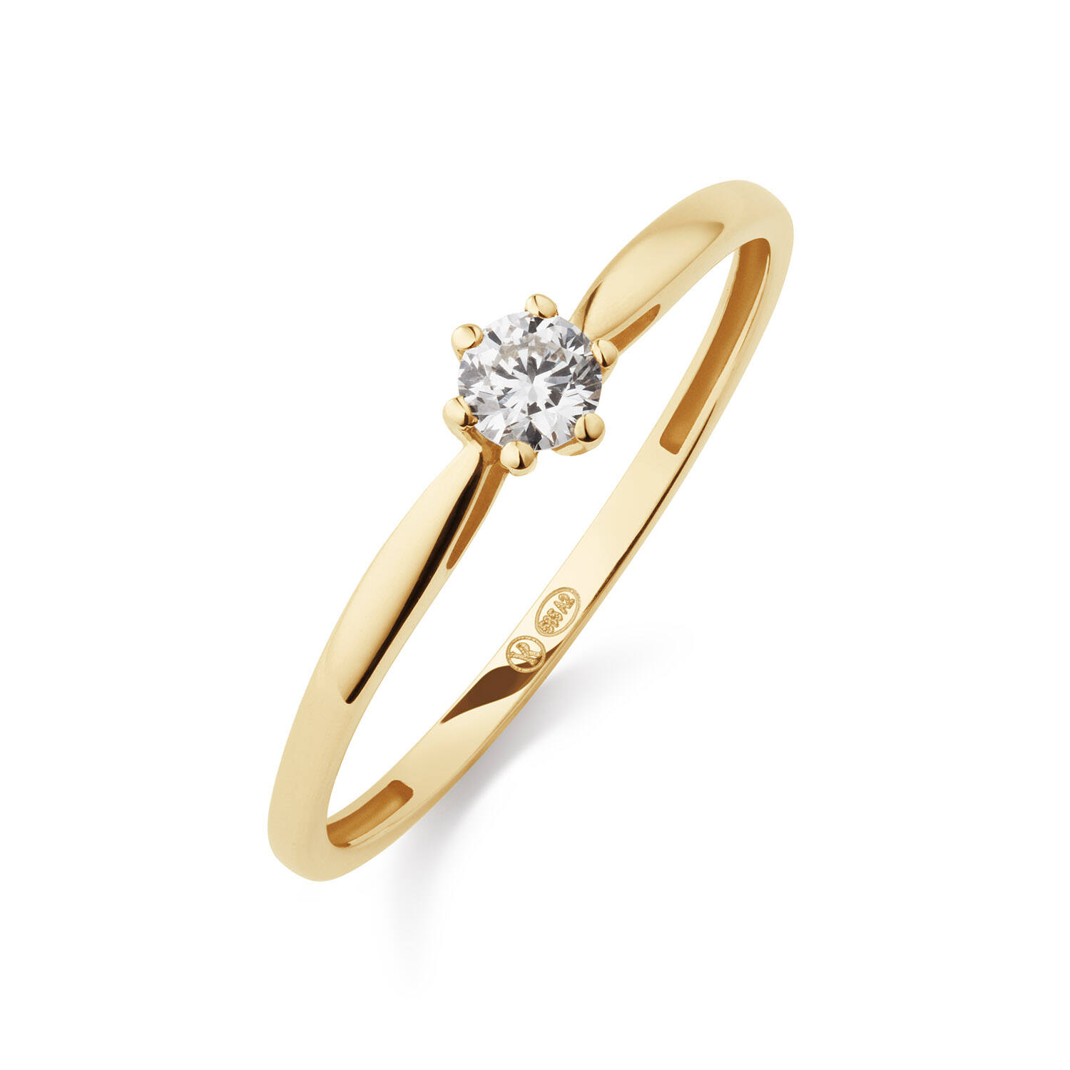  Ringen - Solitaire Classique - 0.15ct