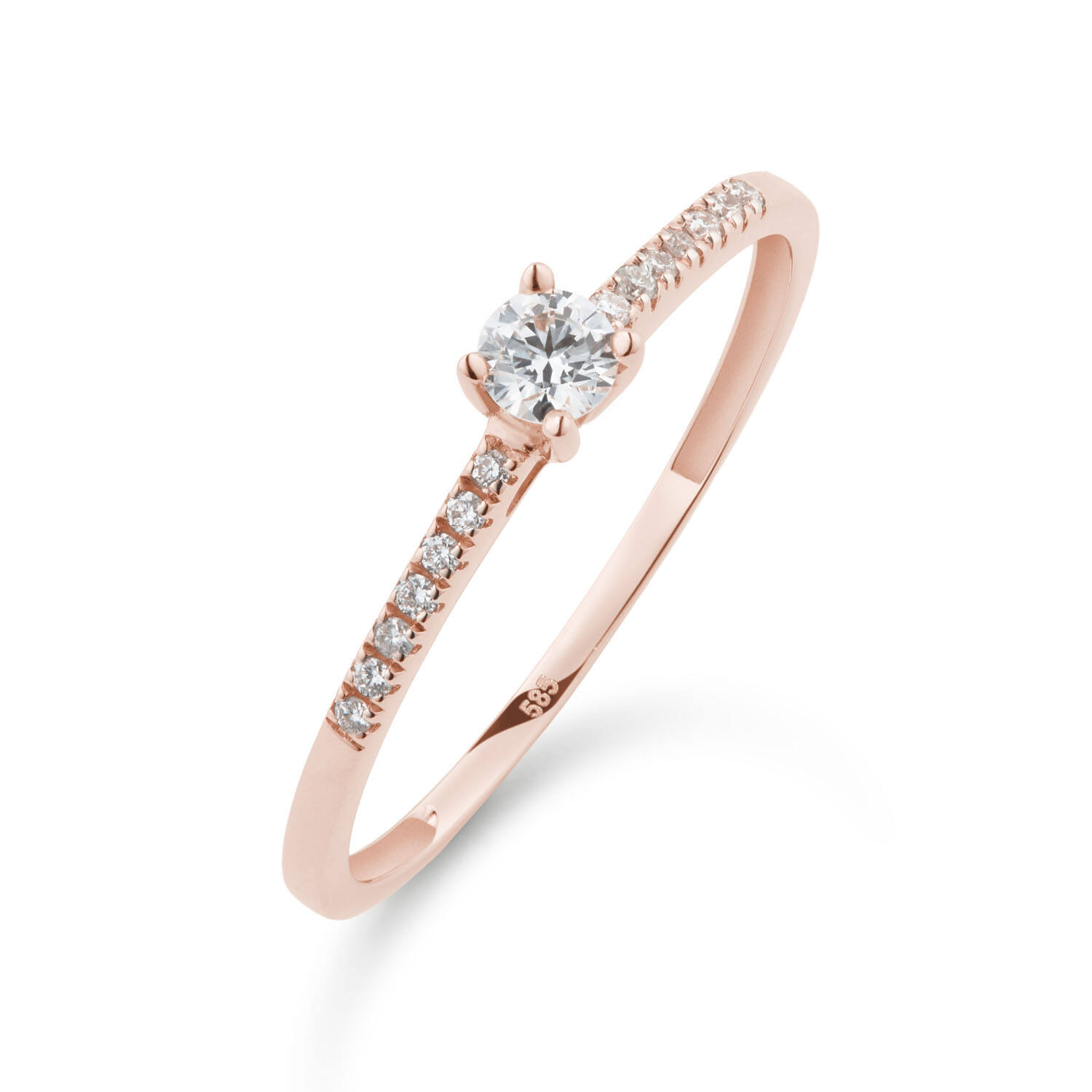  Ringe - Solitaire Chic - 0.22ct