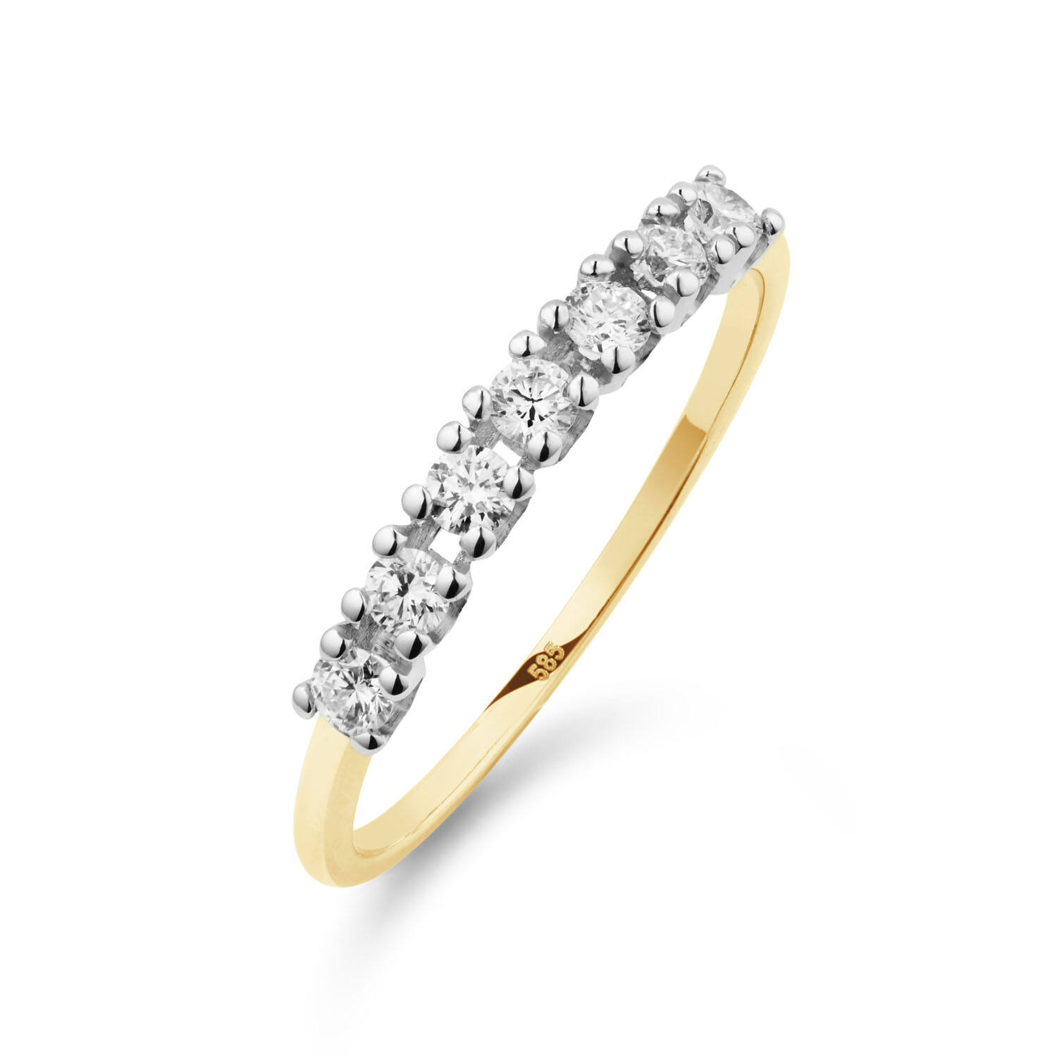  Ringen met steen - Memoire - 0.35ct