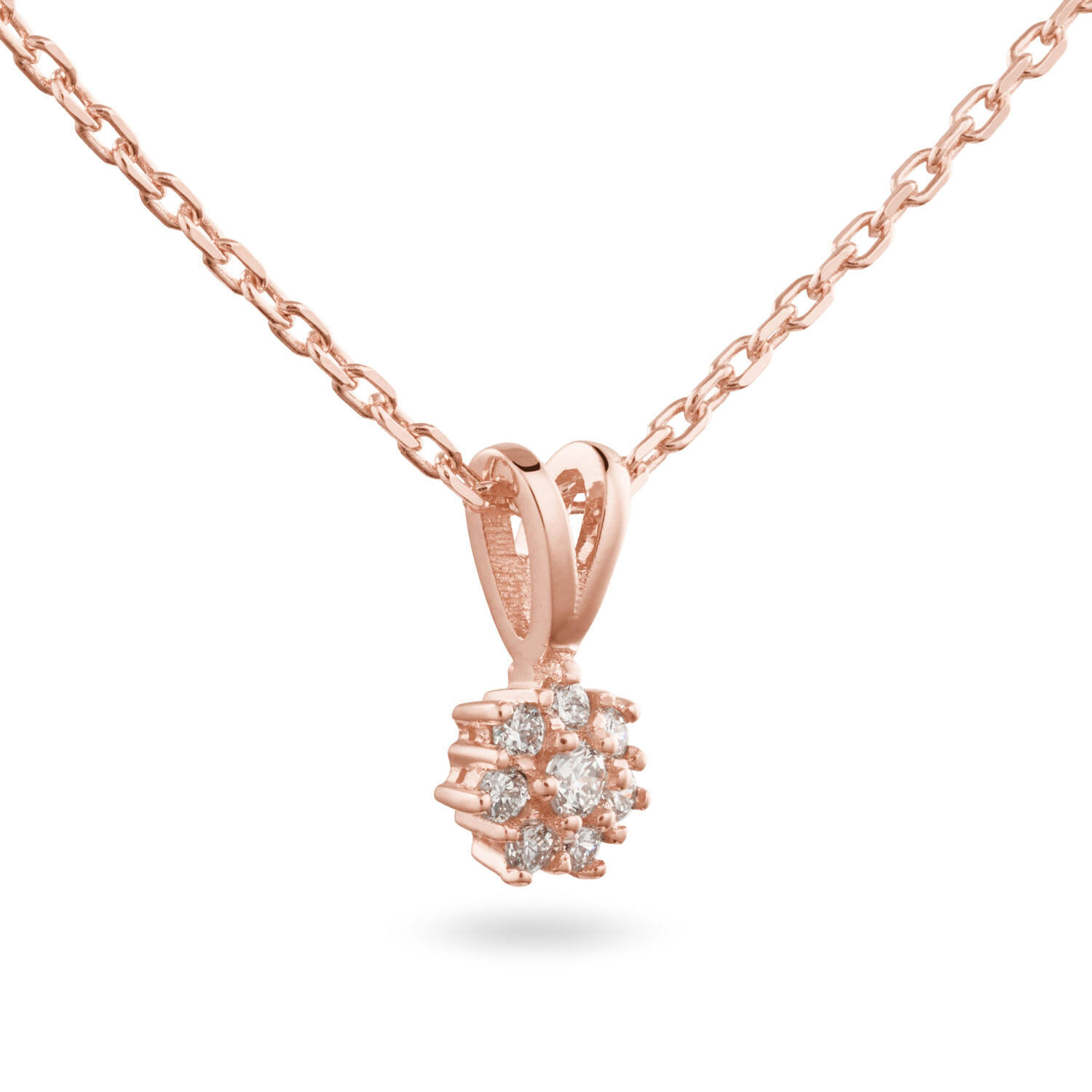  Kette - Rosette - 0.13ct