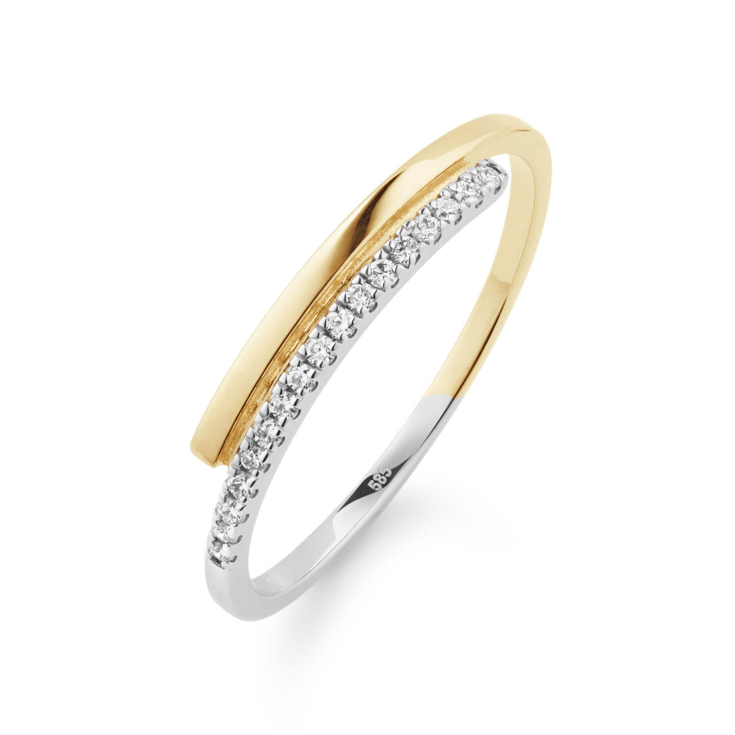  Rings with stone - Infini - 0.09ct