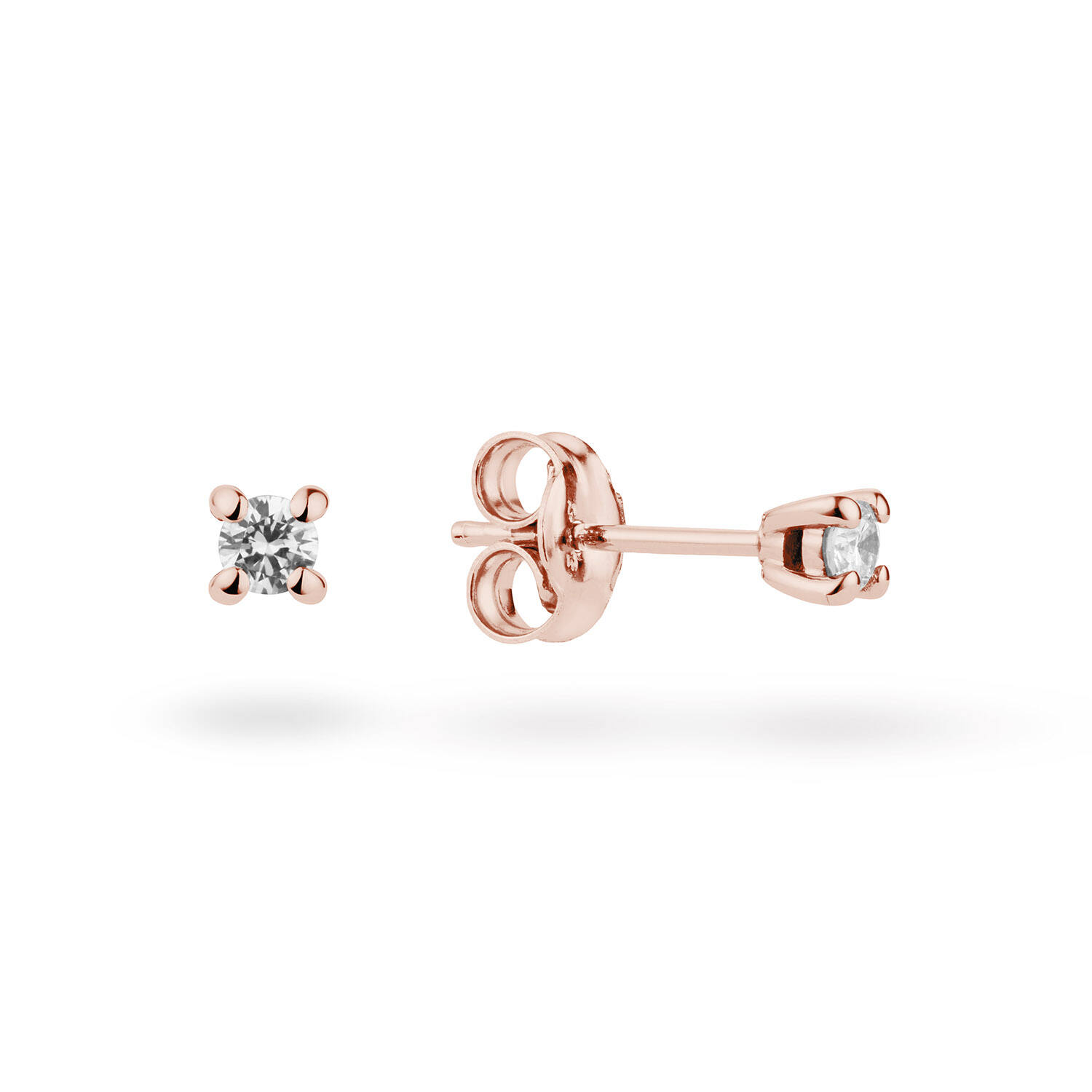  Ohrstecker - Solitaire Moderne - 0.1ct