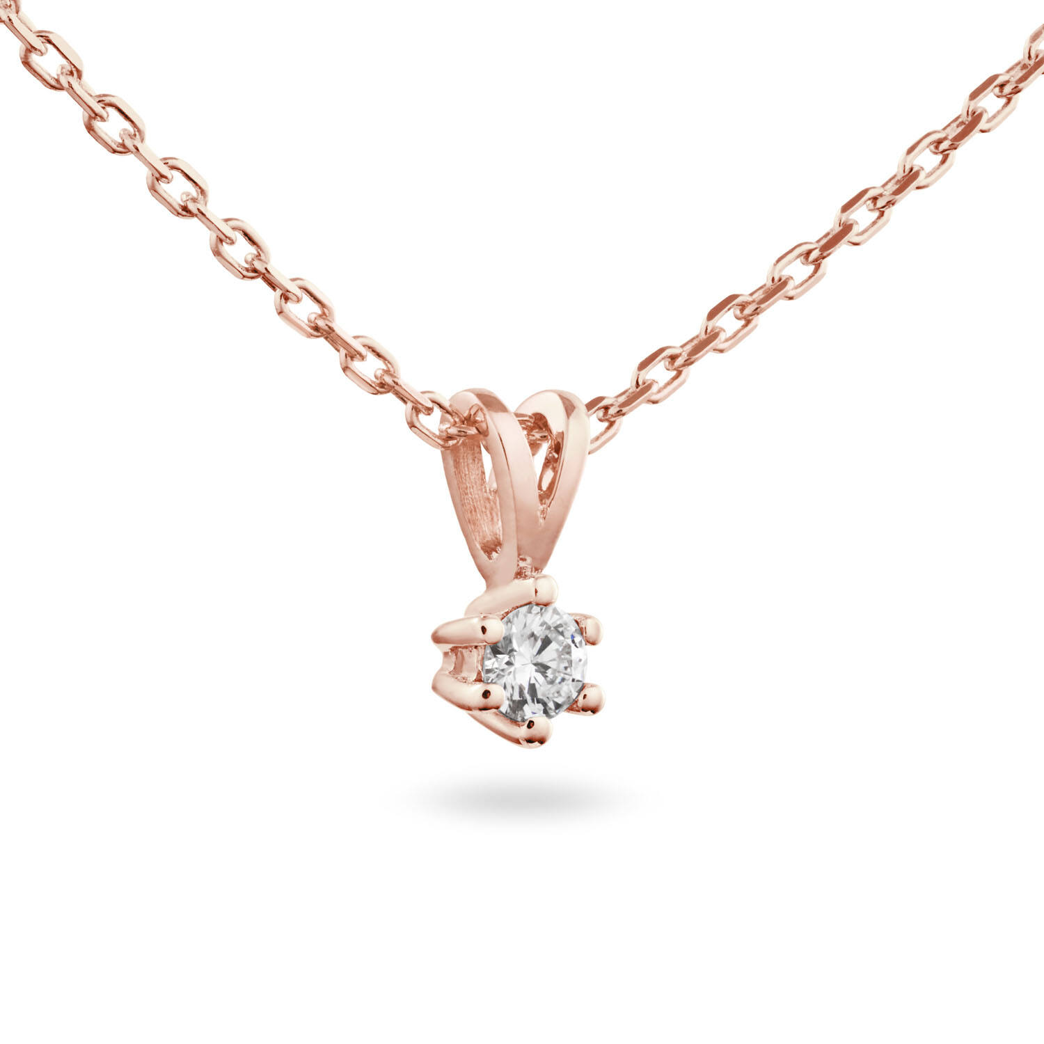  Kette - Solitaire Classique - 0.15ct