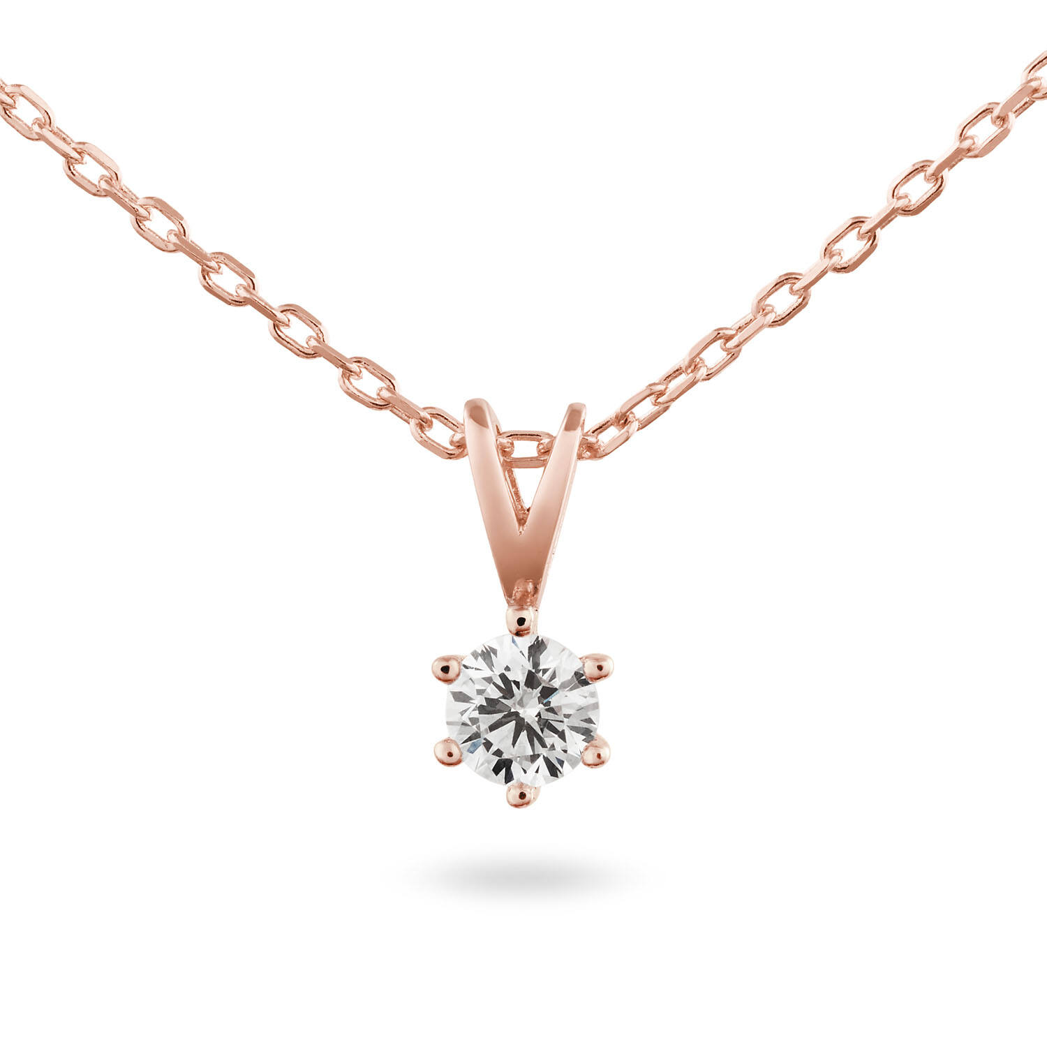  Necklace - Solitaire Classique - 0.3ct
