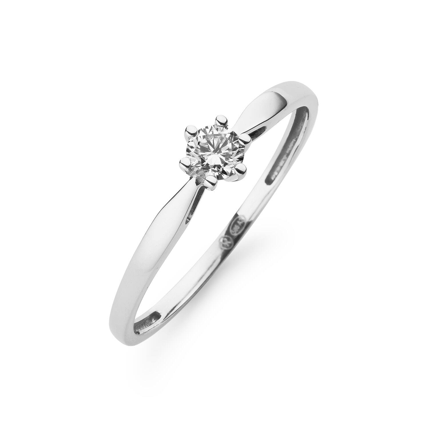  Ringen - Solitaire Classique - 0.2ct