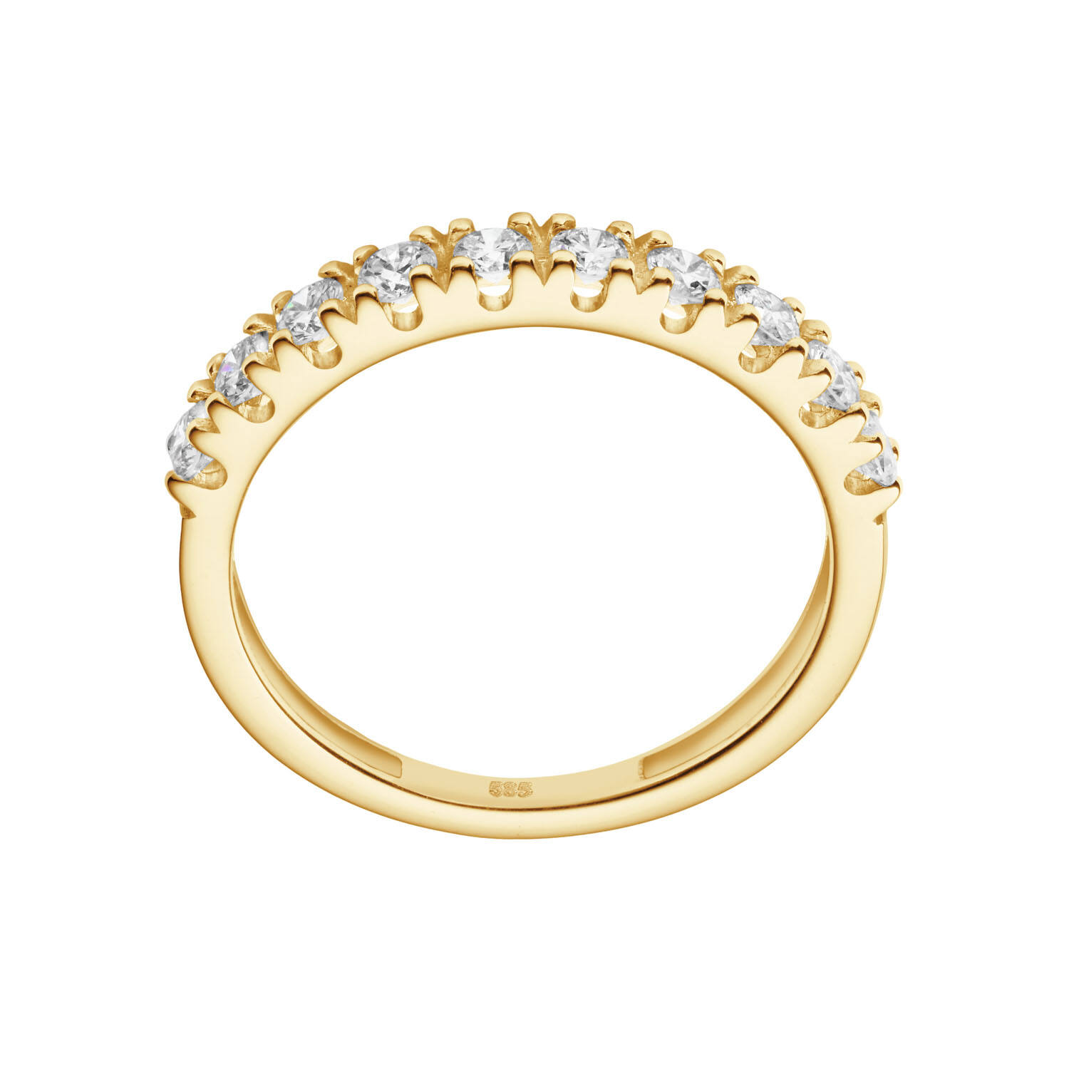  Bagues pierre - Alliance - 0.5ct