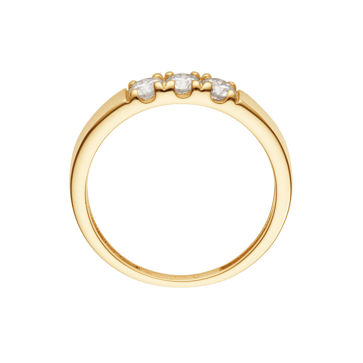  Rings with stone - Alliance - 0.45ct