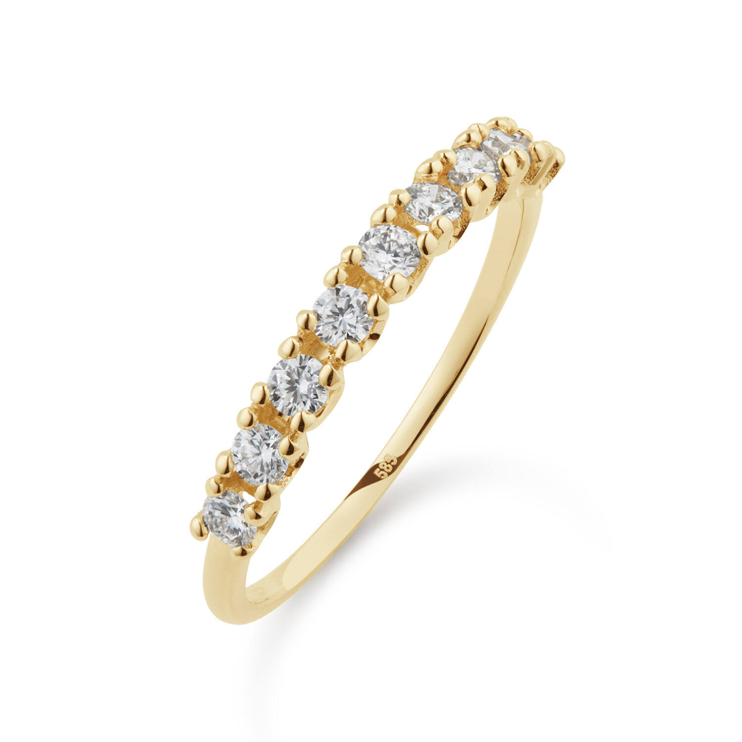  Rings with stone - Memoire - 0.45ct