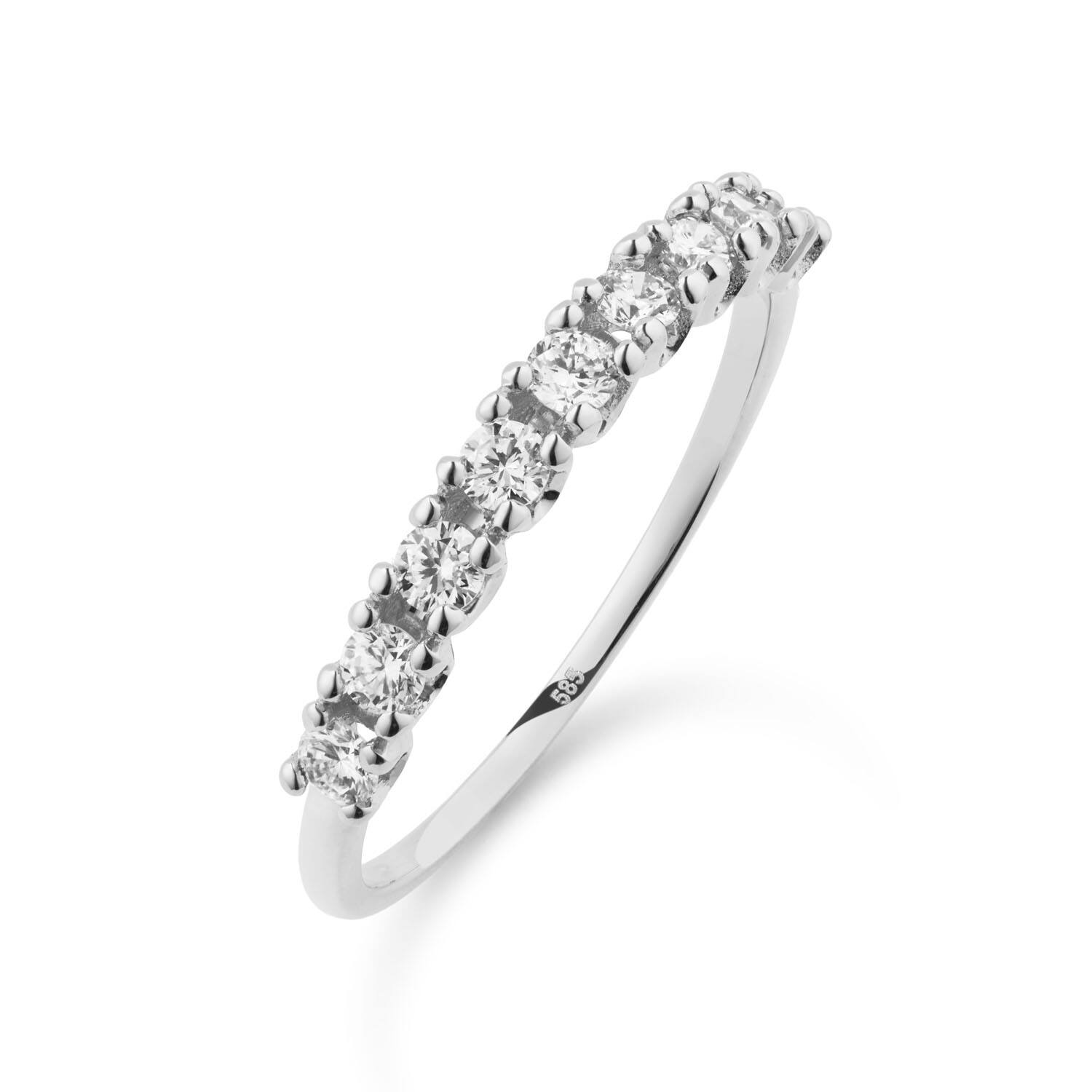  Rings with stone - Memoire - 0.45ct