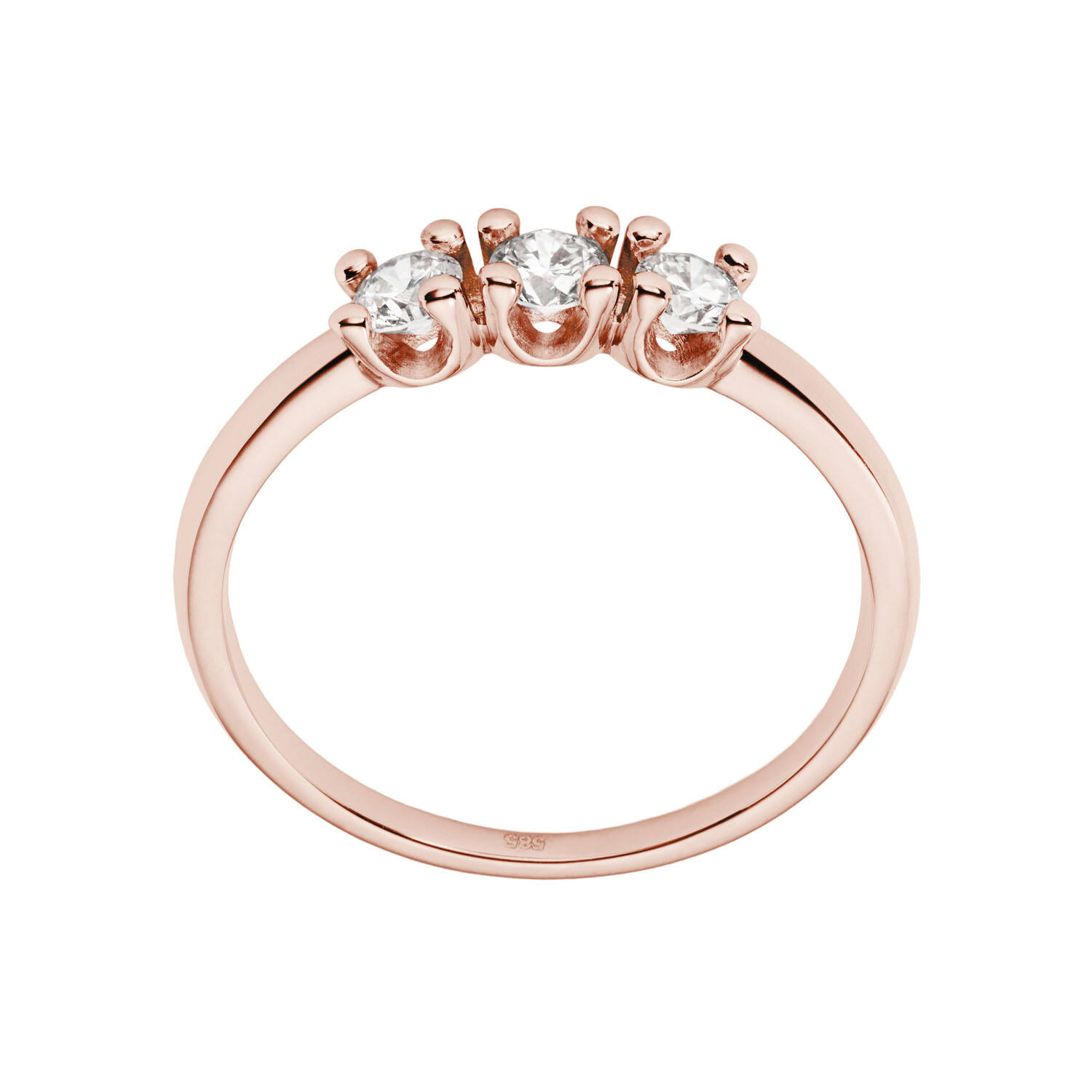  Rings with stone - Memoire - 0.45ct