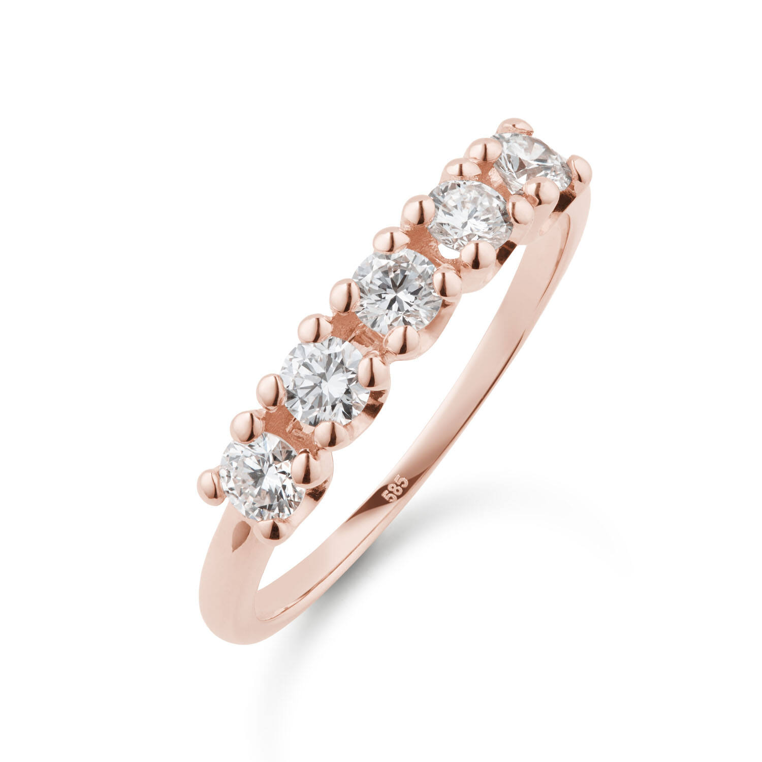  Ringen met steen - Memoire - 0.75ct