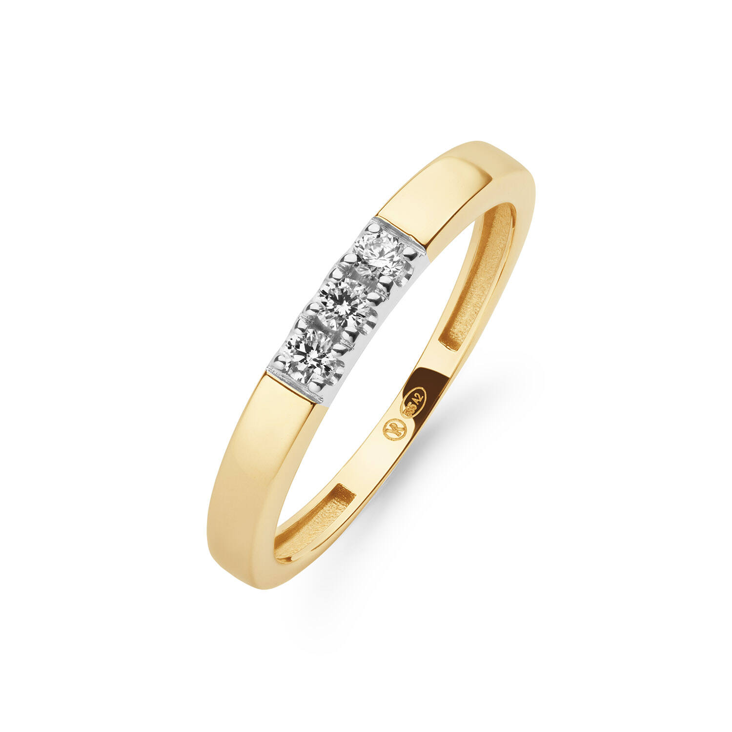  Ringe mit Stein - Alliance - 0.15ct