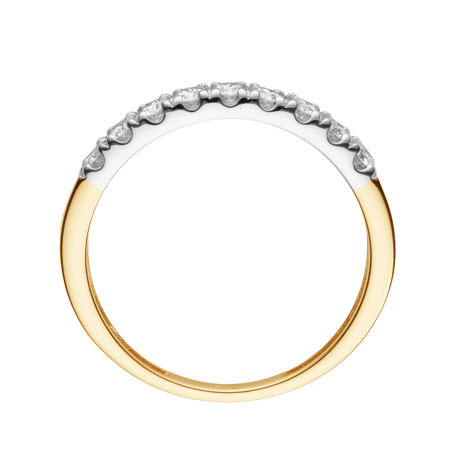  Bagues pierre - Alliance - 0.45ct