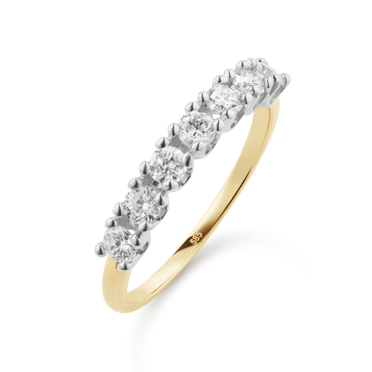  Ringen met steen - Memoire - 0.7ct