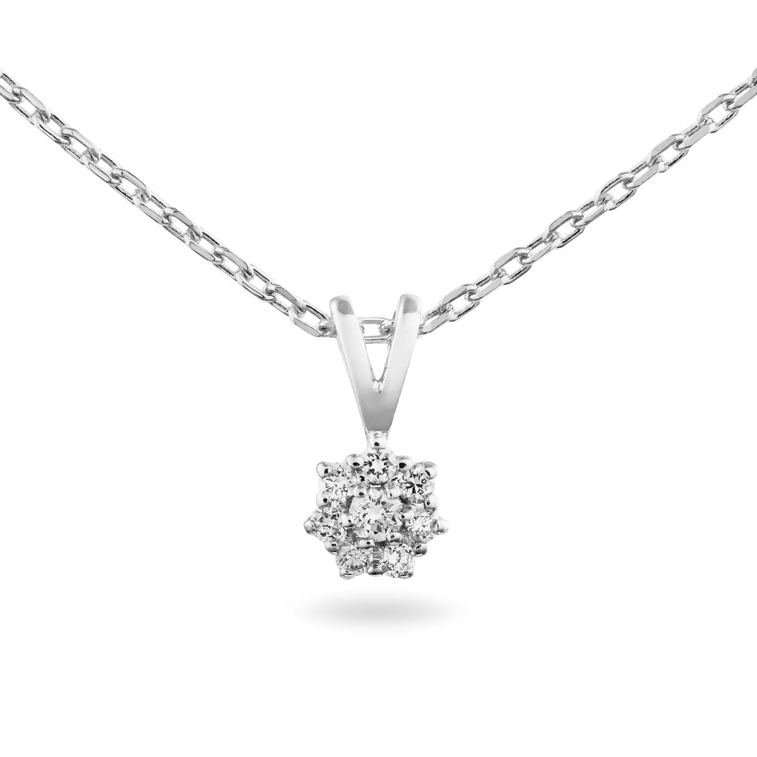  Collier - Rosette - 0.13ct