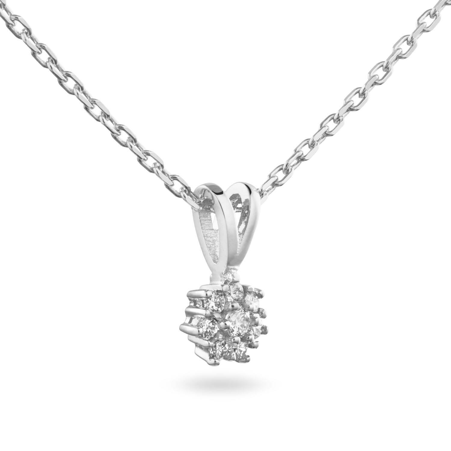  Collier - Rosette - 0.13ct