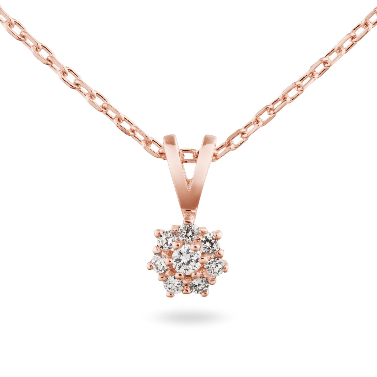  Collier - Rosette - 0.13ct