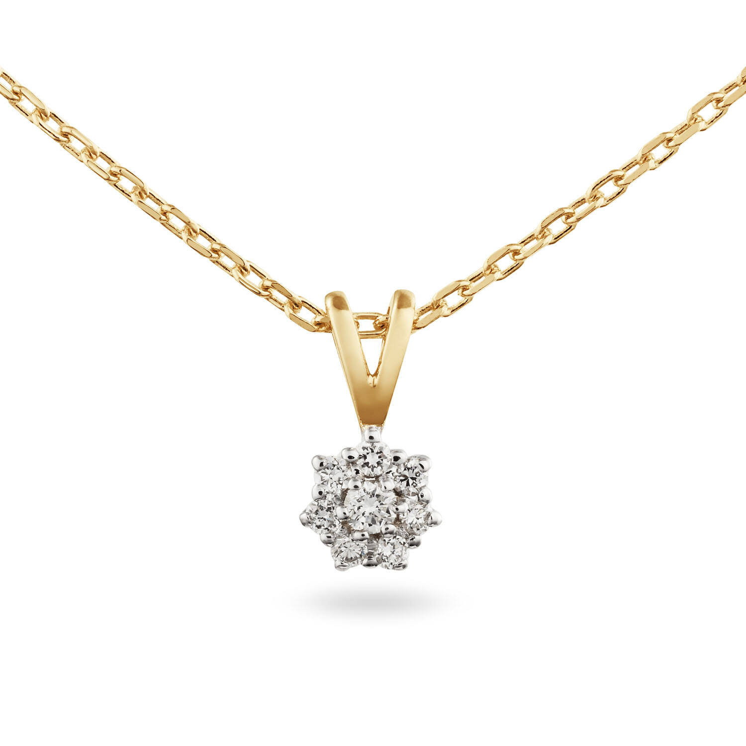  Collier - Rosette - 0.13ct