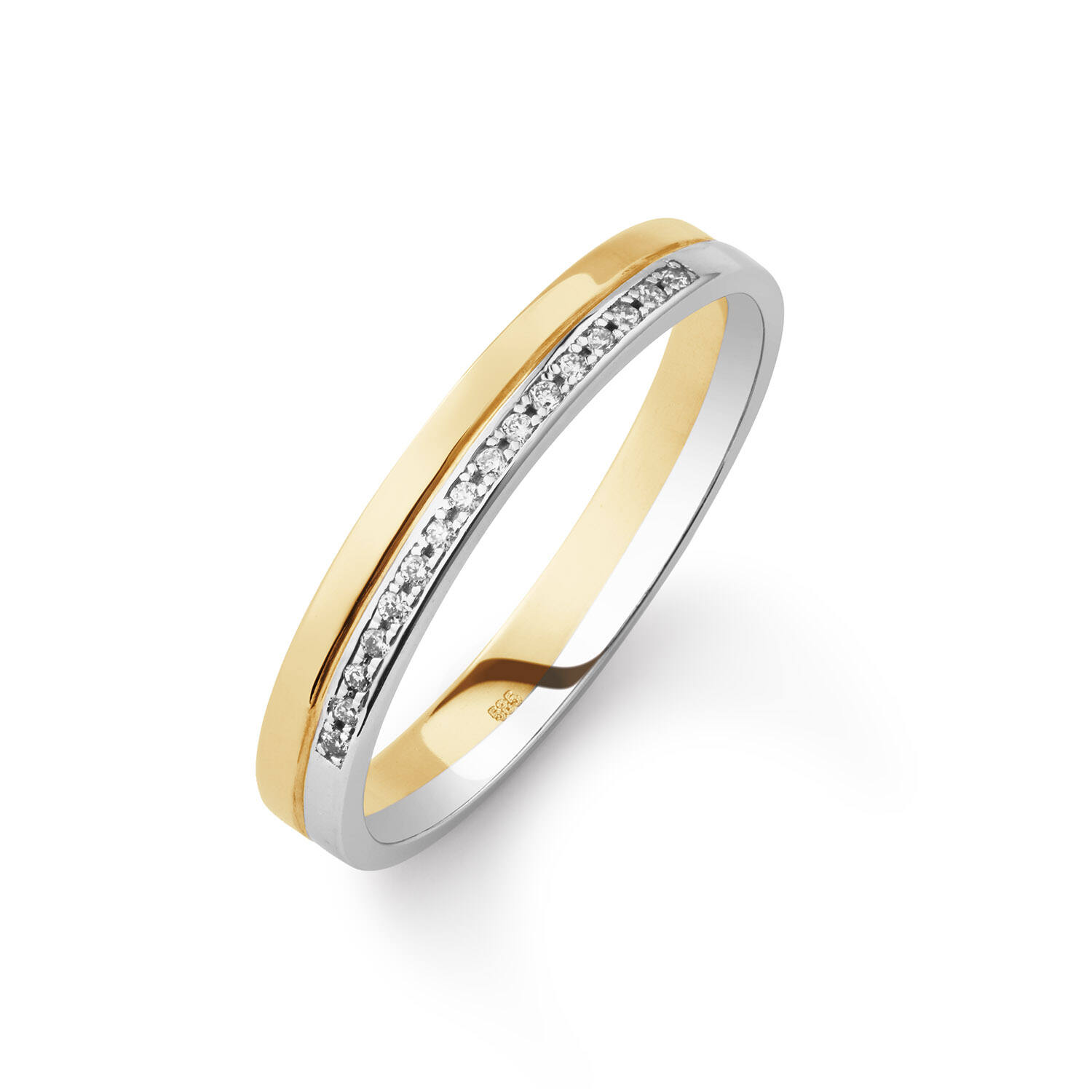  Ringe mit Stein - Infini - 0.06ct