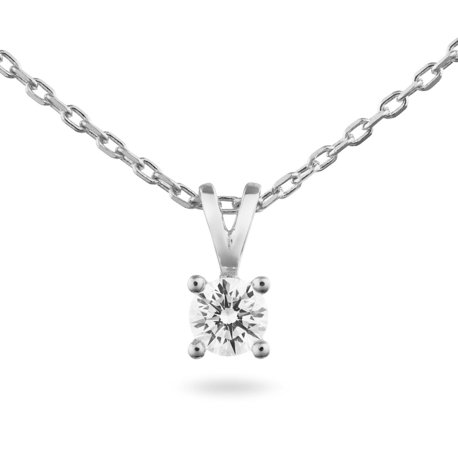  Kette - Solitaire Moderne - 0.5ct