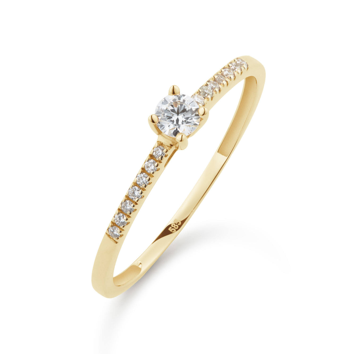  Bagues - Solitaire Chic - 0.22ct