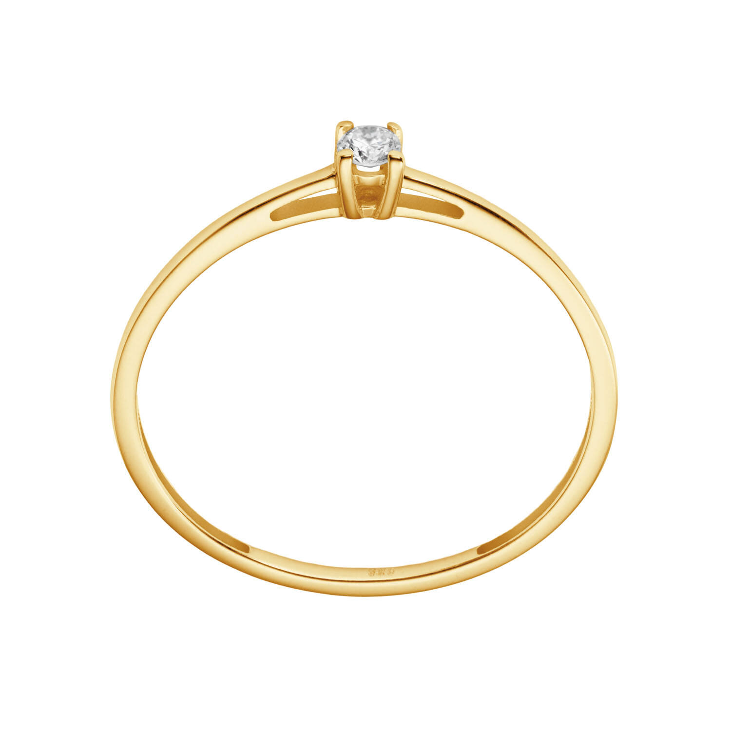 Ringe - Solitaire Moderne - 0.1ct