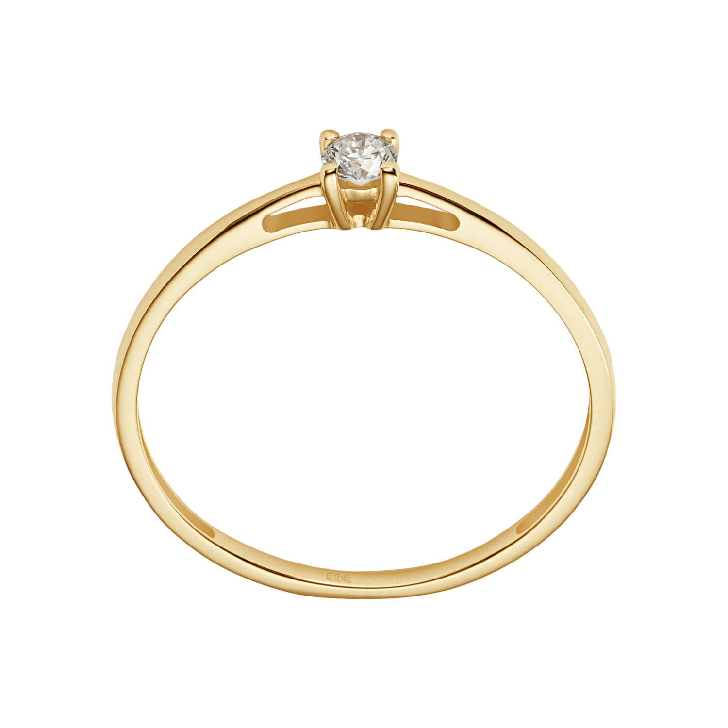  Ringen - Solitaire Moderne - 0.15ct