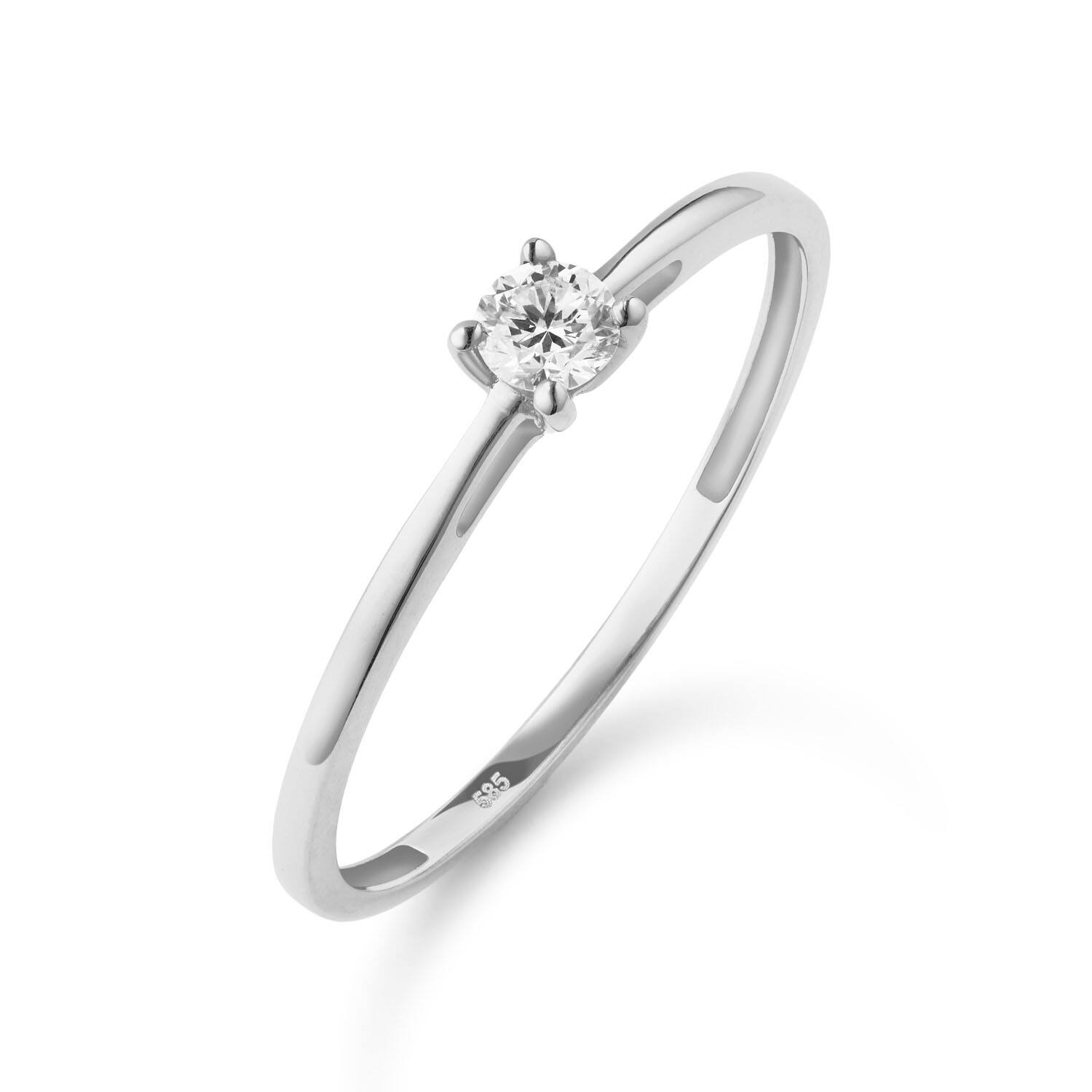  Ringen - Solitaire Moderne - 0.15ct