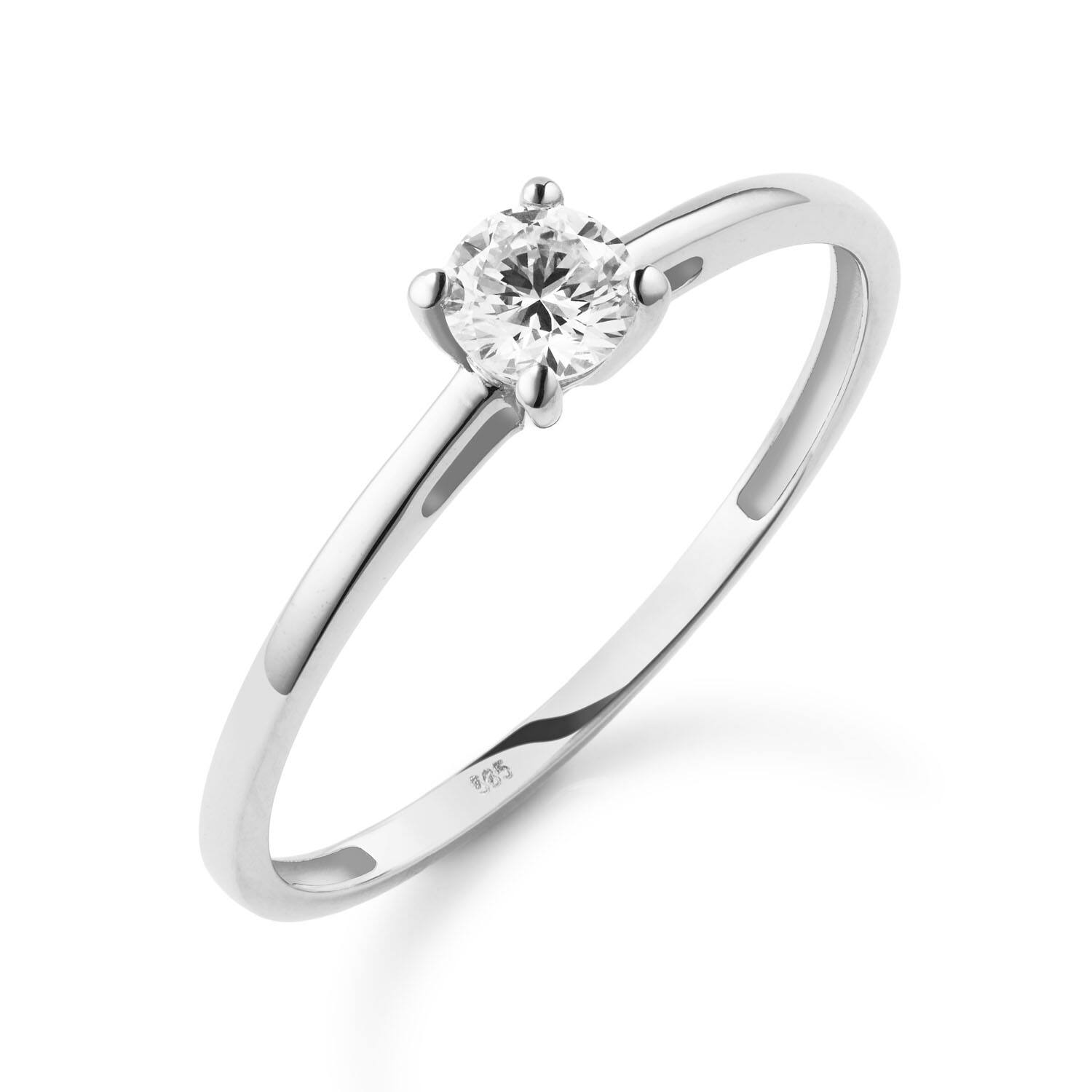  Rings - Solitaire Moderne - 0.3ct