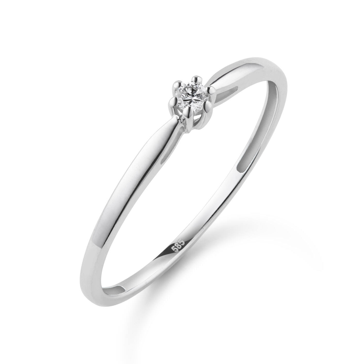  Ringe - Solitaire Classique - 0.05ct