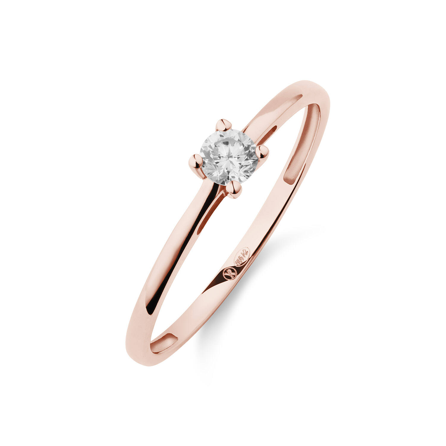 Ringe - Solitaire Moderne - 0.2ct