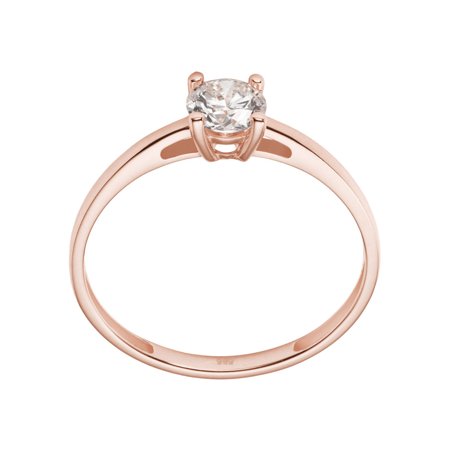  Bagues - Solitaire Moderne - 0.5ct