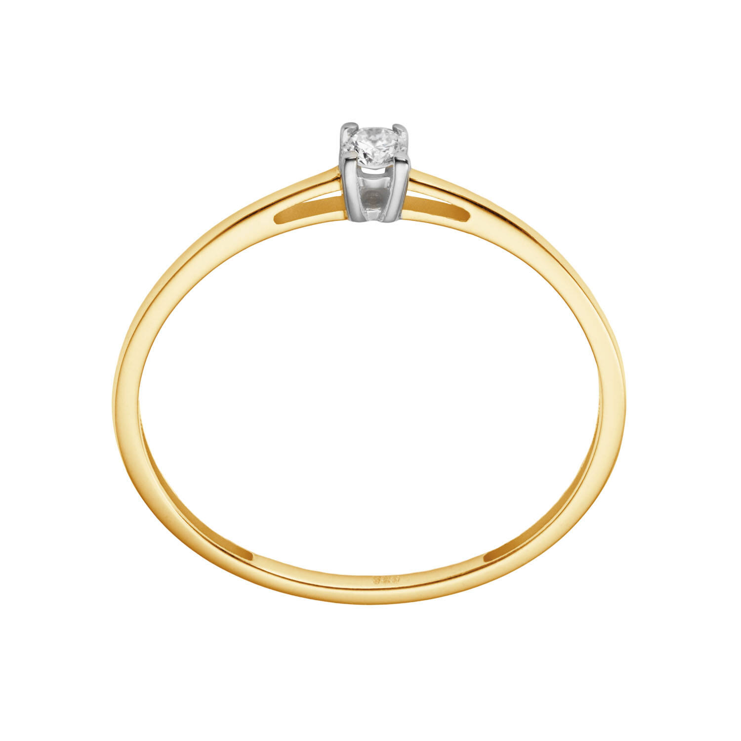  Ringe - Solitaire Moderne - 0.1ct