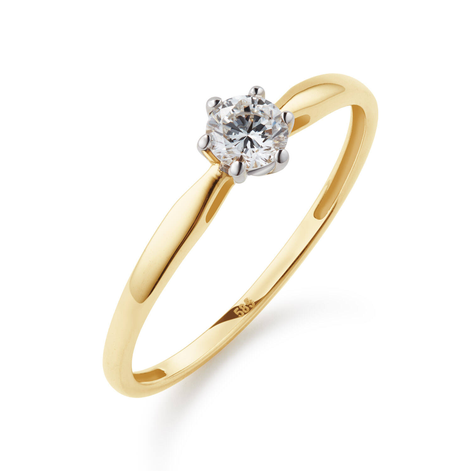  Ringe - Solitaire Classique - 0.3ct