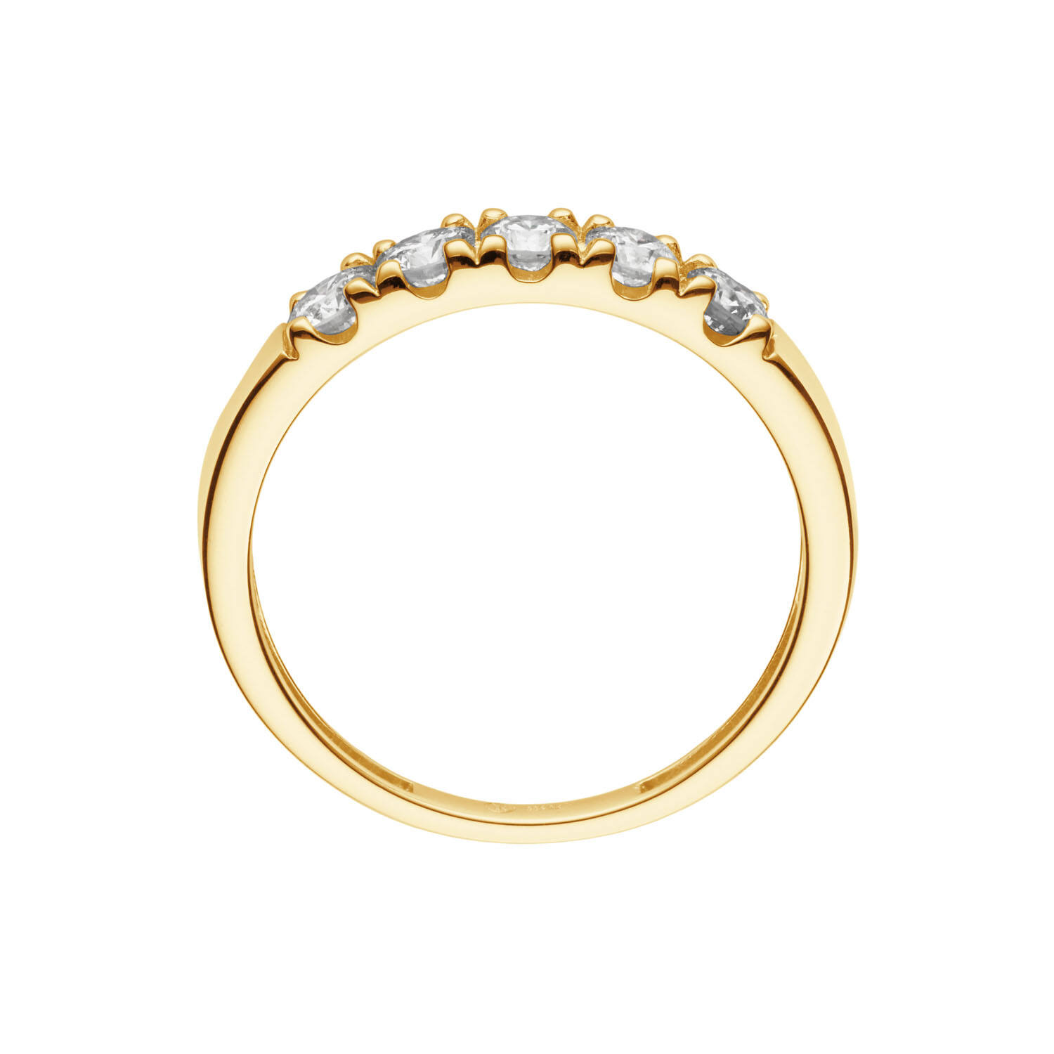  Rings with stone - Alliance - 0.75ct